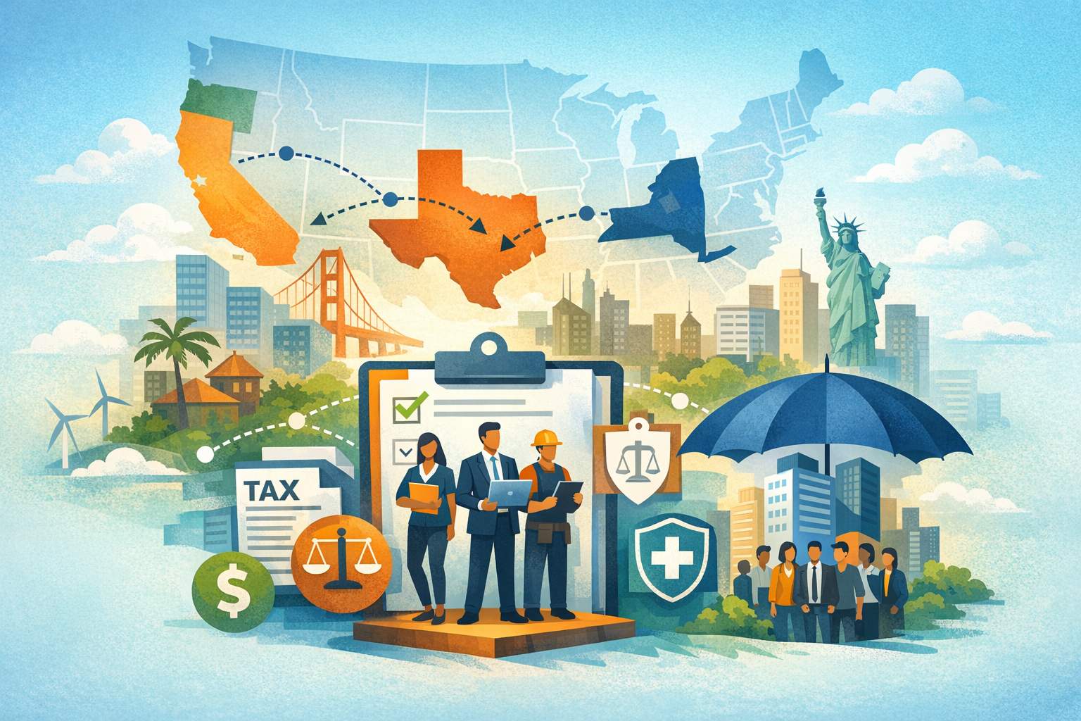 Multi-State Compliance for Small Businesses: How PEOs Simplify HR Across State Lines